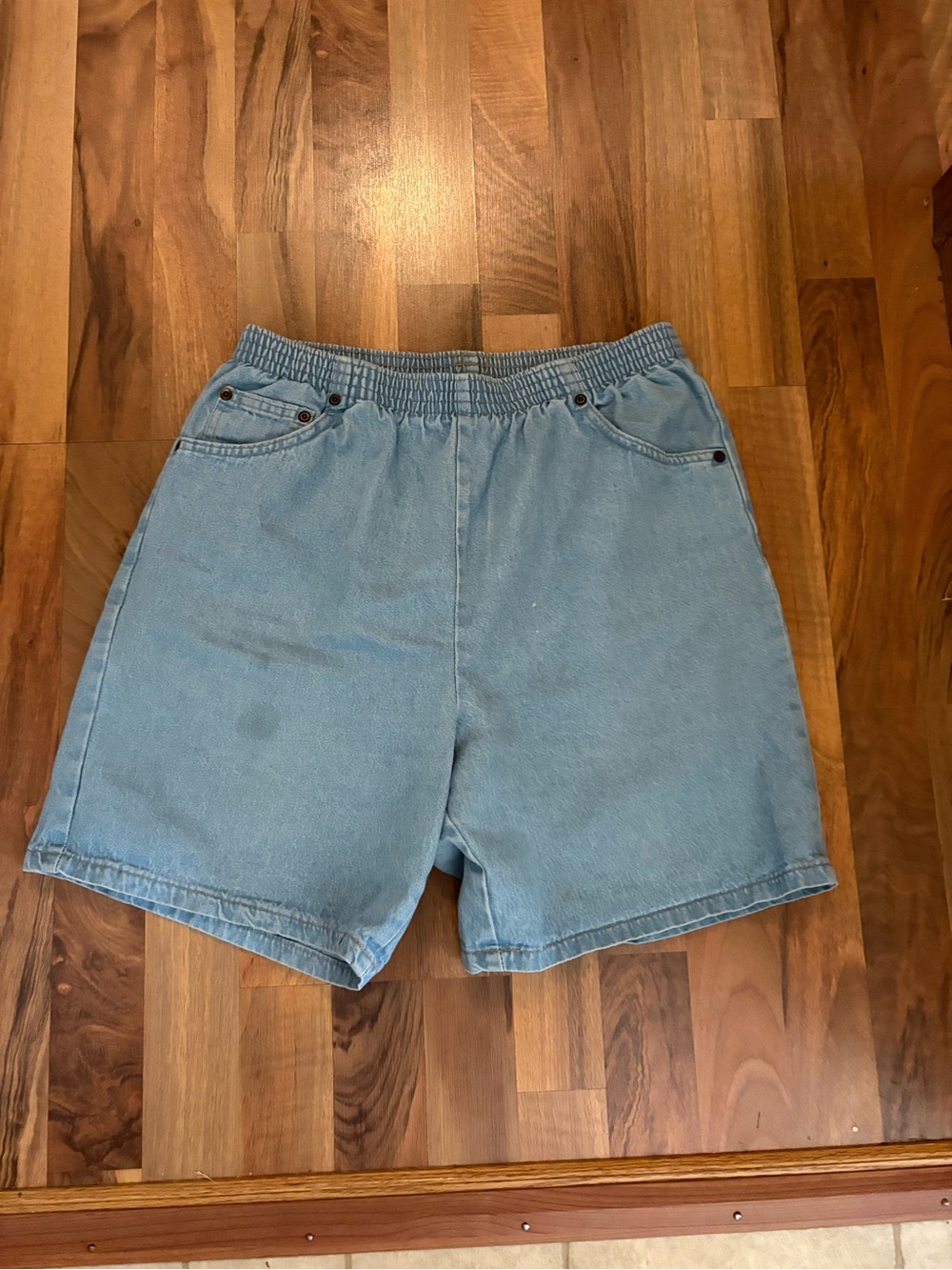 Bobbie Brooks Light Blue Denim Womens Shorts